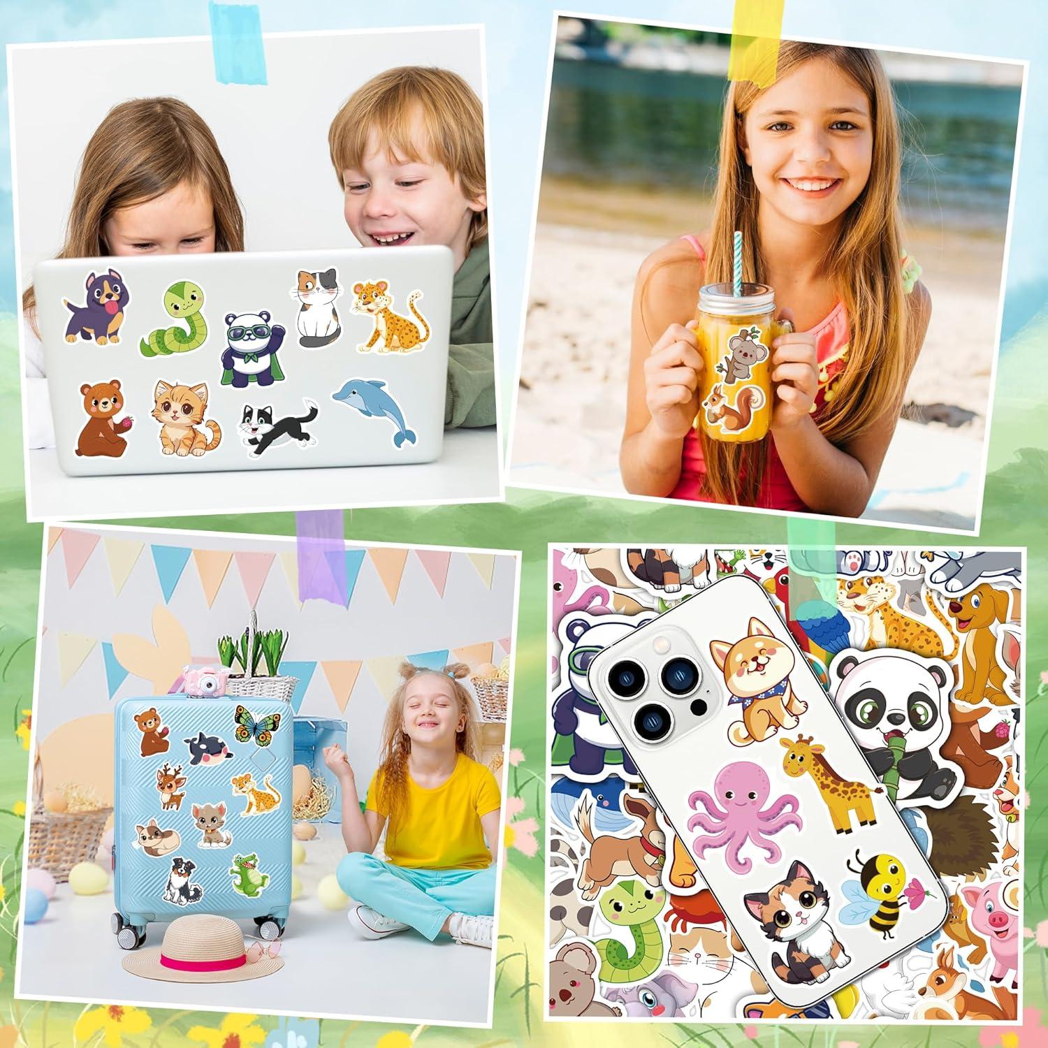 image:image100 PCS Soccer Stickers for Kids Water BottleLaptop Sports Football Stickers for Toddlers Activities Birthday Party Toys Games Crafts Gifts for KidsFootball Soccer Party Supplies Favors for TeensAnimal Stickers
