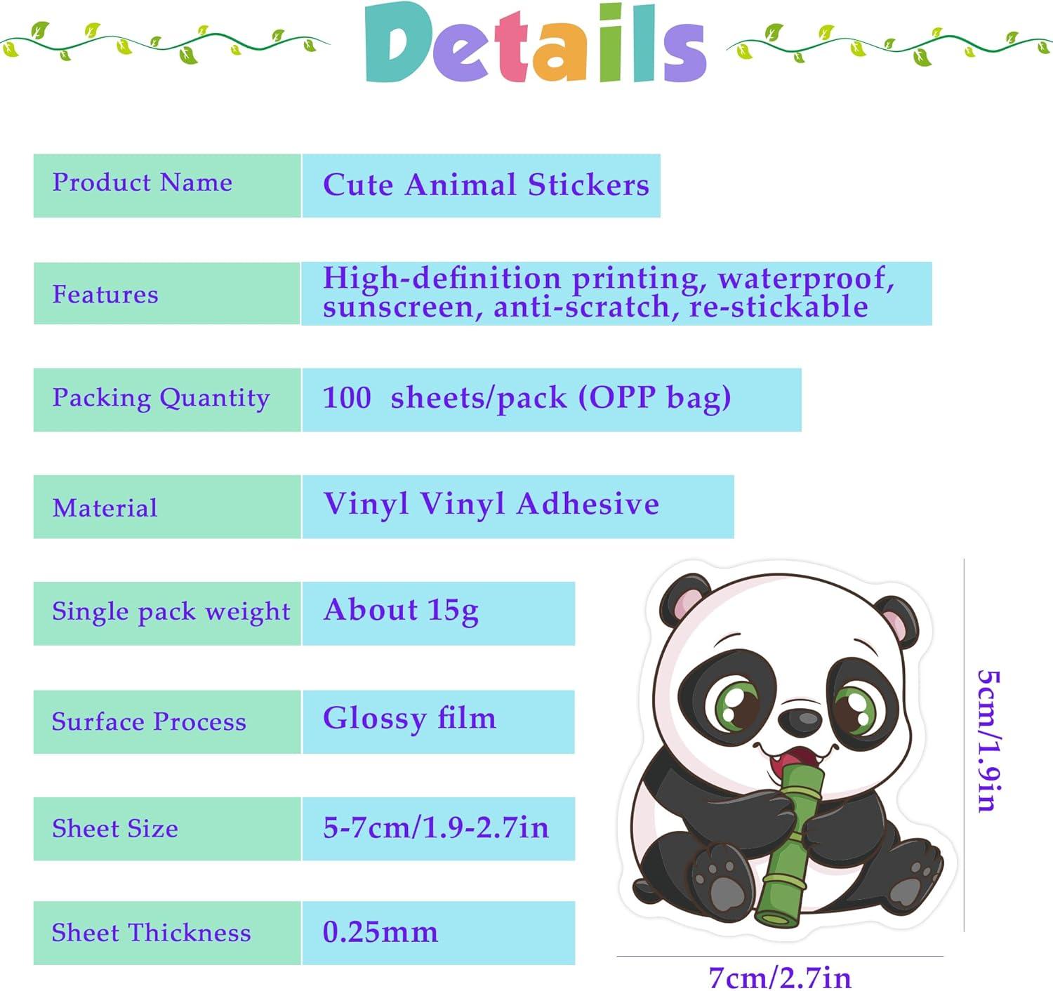 image:image100 PCS Soccer Stickers for Kids Water BottleLaptop Sports Football Stickers for Toddlers Activities Birthday Party Toys Games Crafts Gifts for KidsFootball Soccer Party Supplies Favors for TeensAnimal Stickers