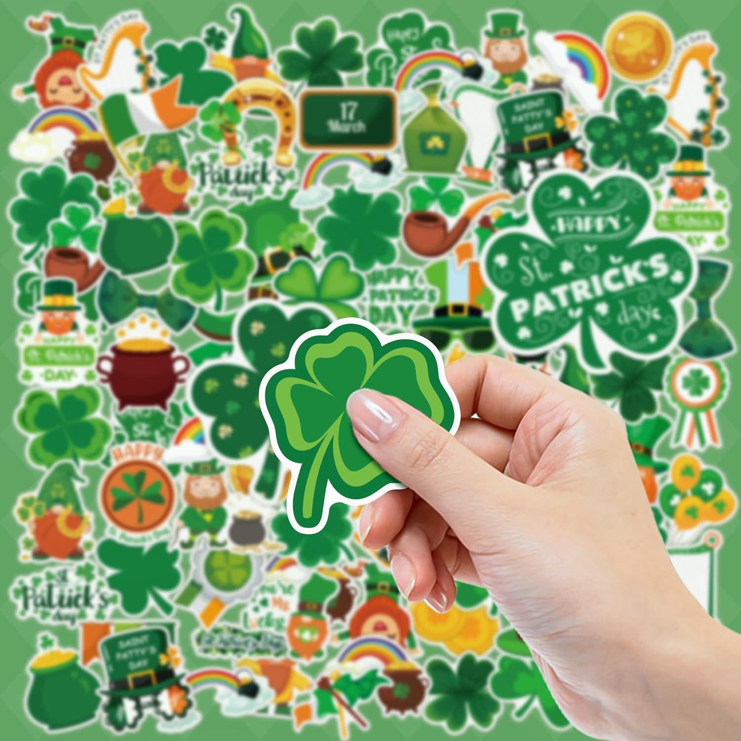 image:image100 PCS Soccer Stickers for Kids Water BottleLaptop Sports Football Stickers for Toddlers Activities Birthday Party Toys Games Crafts Gifts for KidsFootball Soccer Party Supplies Favors for TeensSt Patricks Day stickers