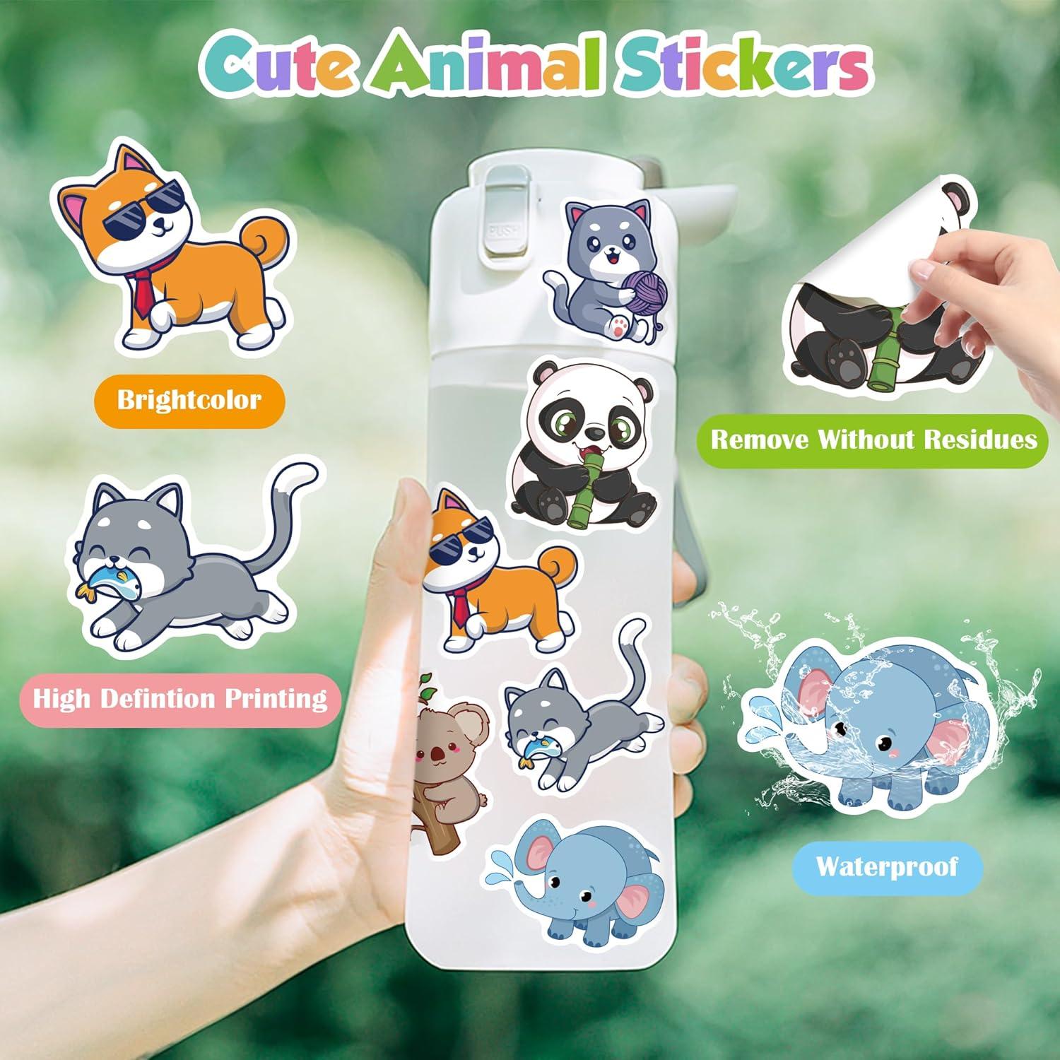 image:image100 PCS Soccer Stickers for Kids Water BottleLaptop Sports Football Stickers for Toddlers Activities Birthday Party Toys Games Crafts Gifts for KidsFootball Soccer Party Supplies Favors for TeensAnimal Stickers