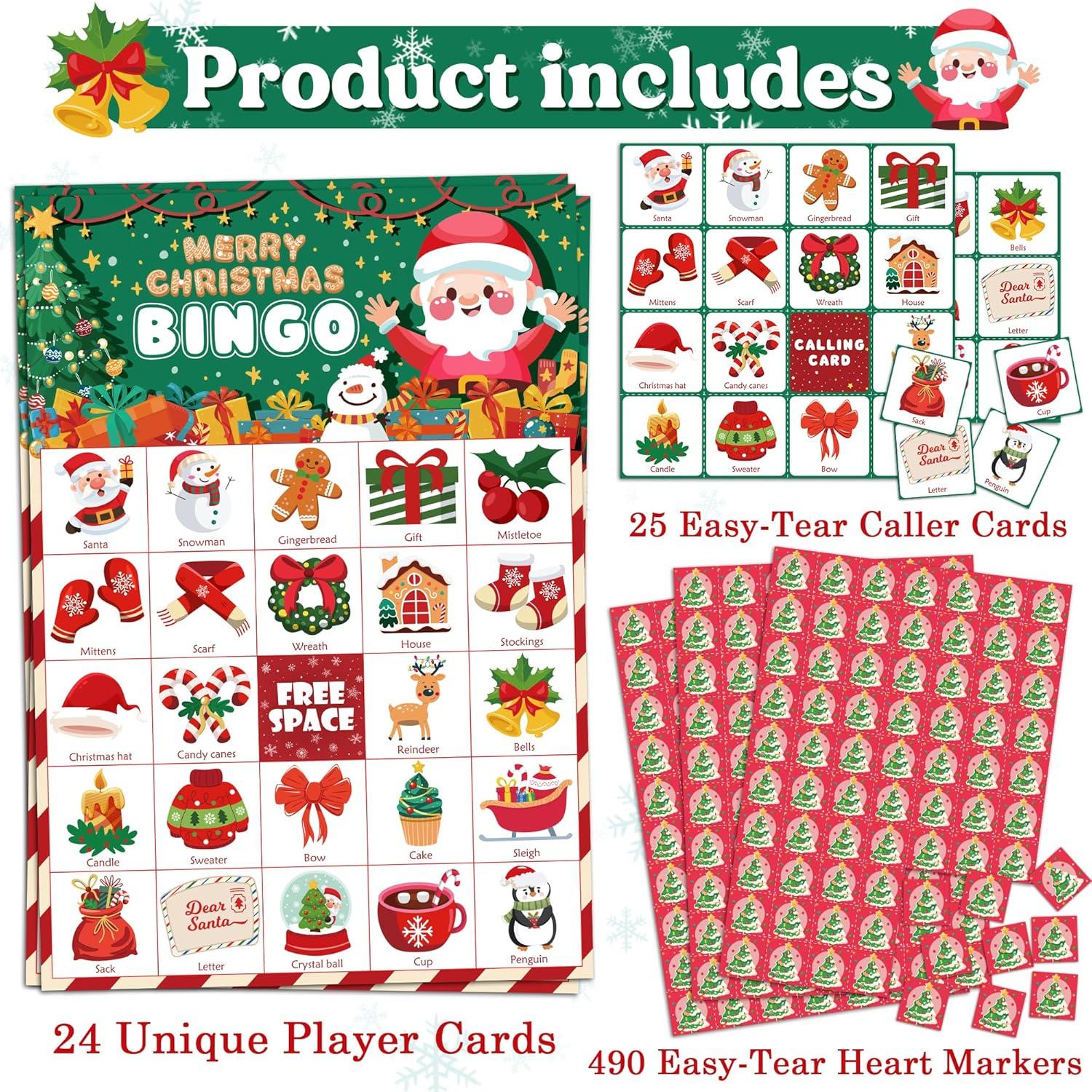 image:imageOHOME Easter Bingo Games for Kids Basket Stuffers Easter Crafts Toys for Boys Girls Adults TeensClassroom Activities Gifts Party Favors Easter Basket Essentials 24 PlayersChristmas