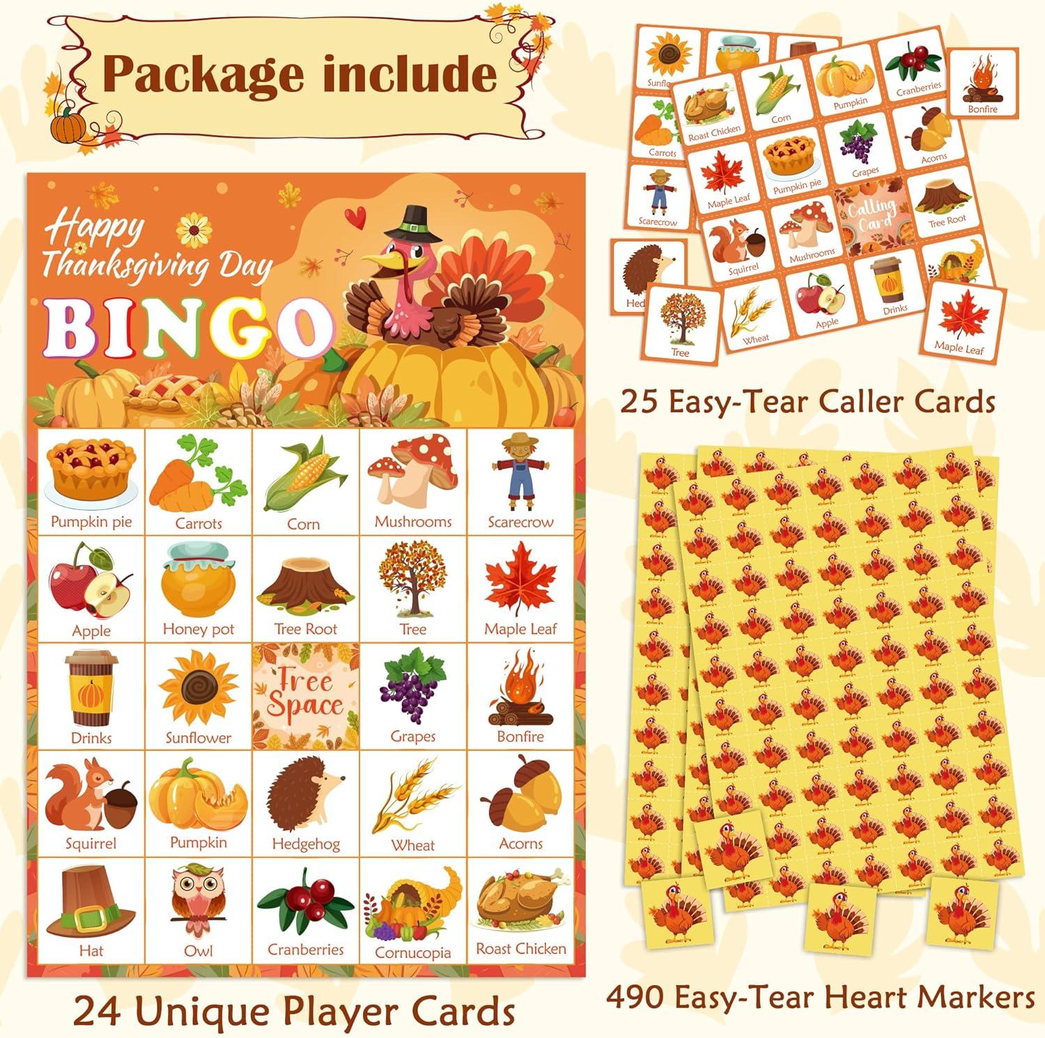 image:imageOHOME Easter Bingo Games for Kids Basket Stuffers Easter Crafts Toys for Boys Girls Adults TeensClassroom Activities Gifts Party Favors Easter Basket Essentials 24 PlayersThanksgiving