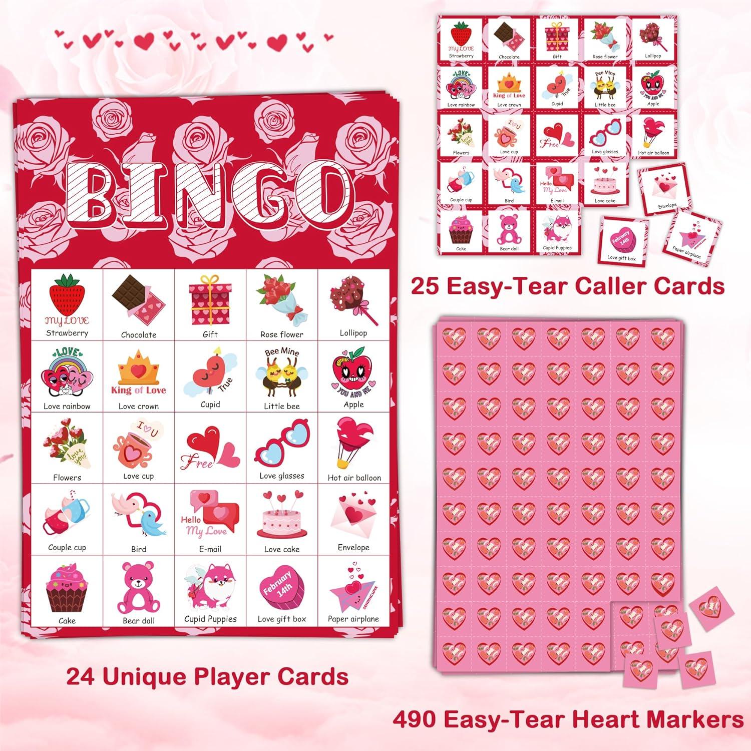 image:imageOHOME Easter Bingo Games for Kids Basket Stuffers Easter Crafts Toys for Boys Girls Adults TeensClassroom Activities Gifts Party Favors Easter Basket Essentials 24 PlayersValentines Day
