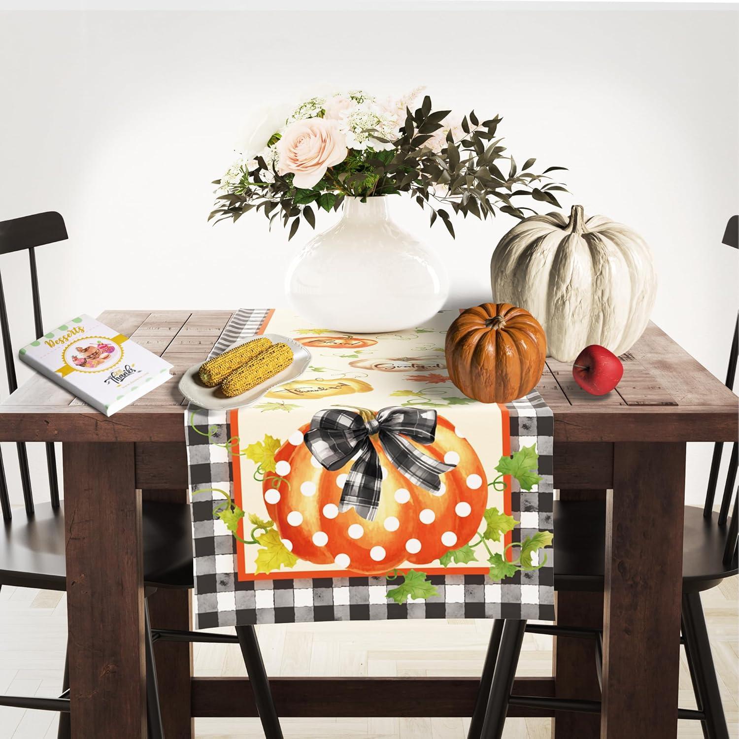 image:imageOHOME Football Party Decorations for Super Game Bowl 2026 Game Day Table Runner Football Decor Party Supplies Football Theme Birthday Decorations Holiday Banner for Homethanksgiving