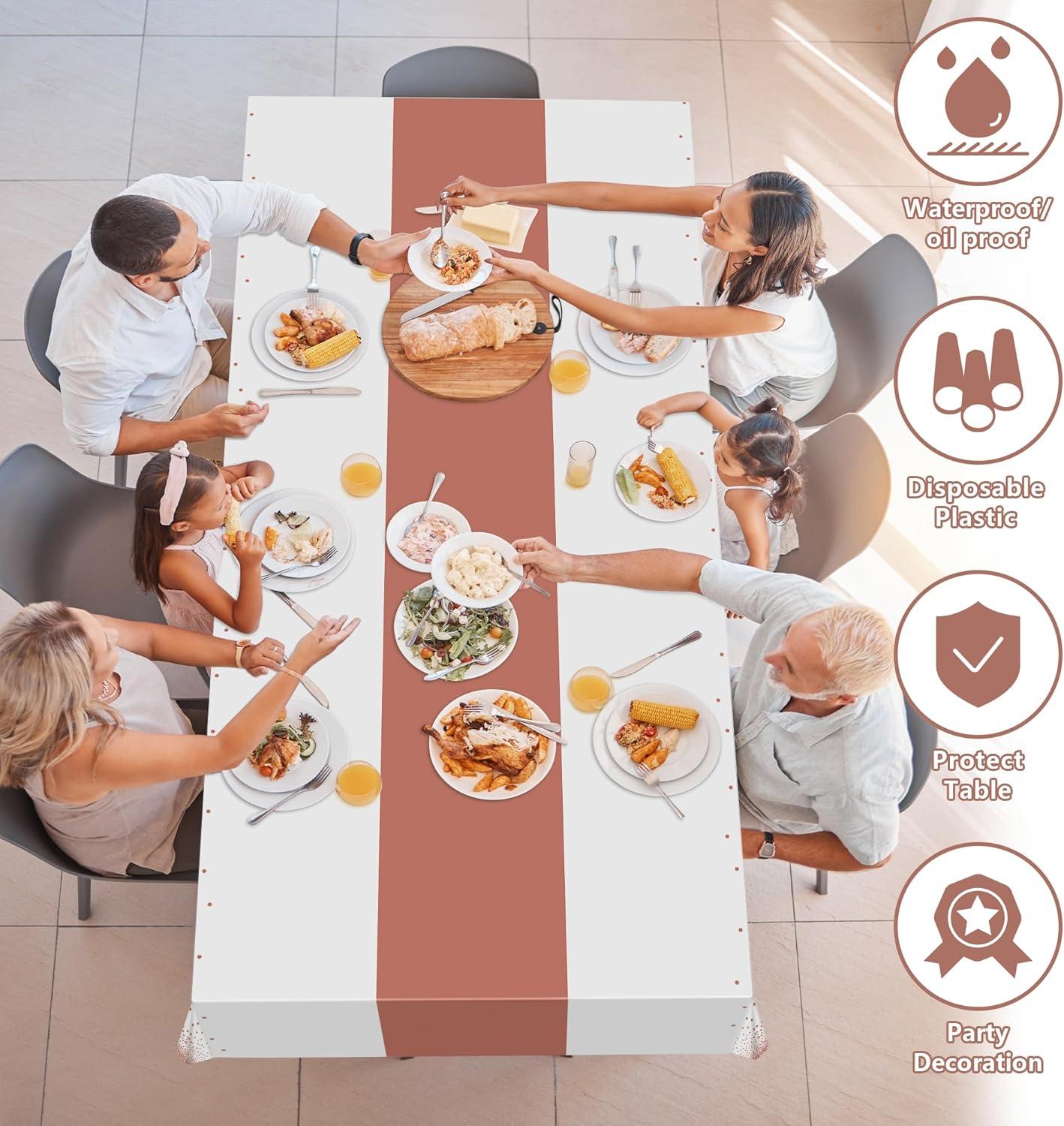 image:imageSuper Game Bowl Party Decorations 2026 Green Tablecloth for Football Party Decorations Favors Supplies Game Day Table Cloth Backdrop Banner Indoor Outdoor Football Birthday Table Cover for HomeWhite and Rose Gold