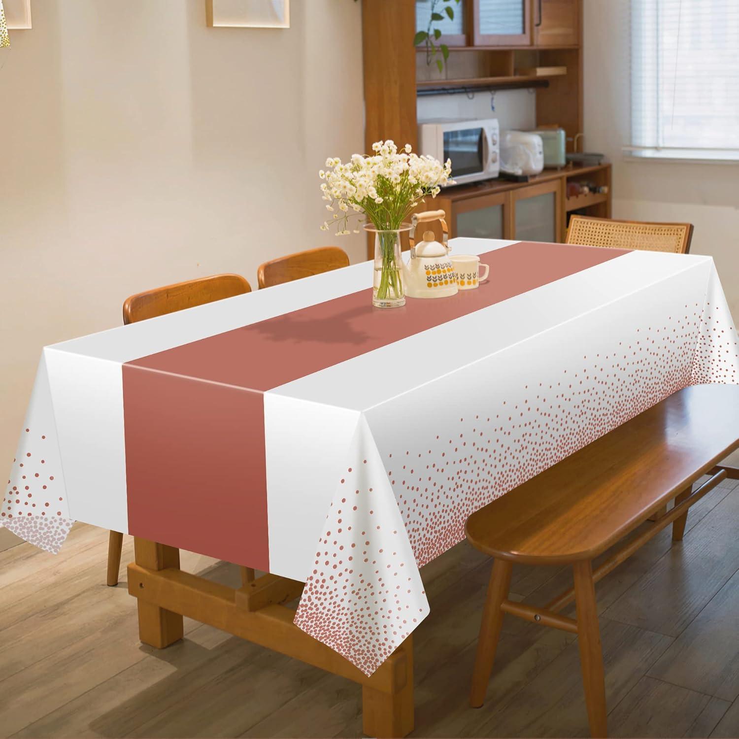 image:imageSuper Game Bowl Party Decorations 2026 Green Tablecloth for Football Party Decorations Favors Supplies Game Day Table Cloth Backdrop Banner Indoor Outdoor Football Birthday Table Cover for HomeWhite and Rose Gold