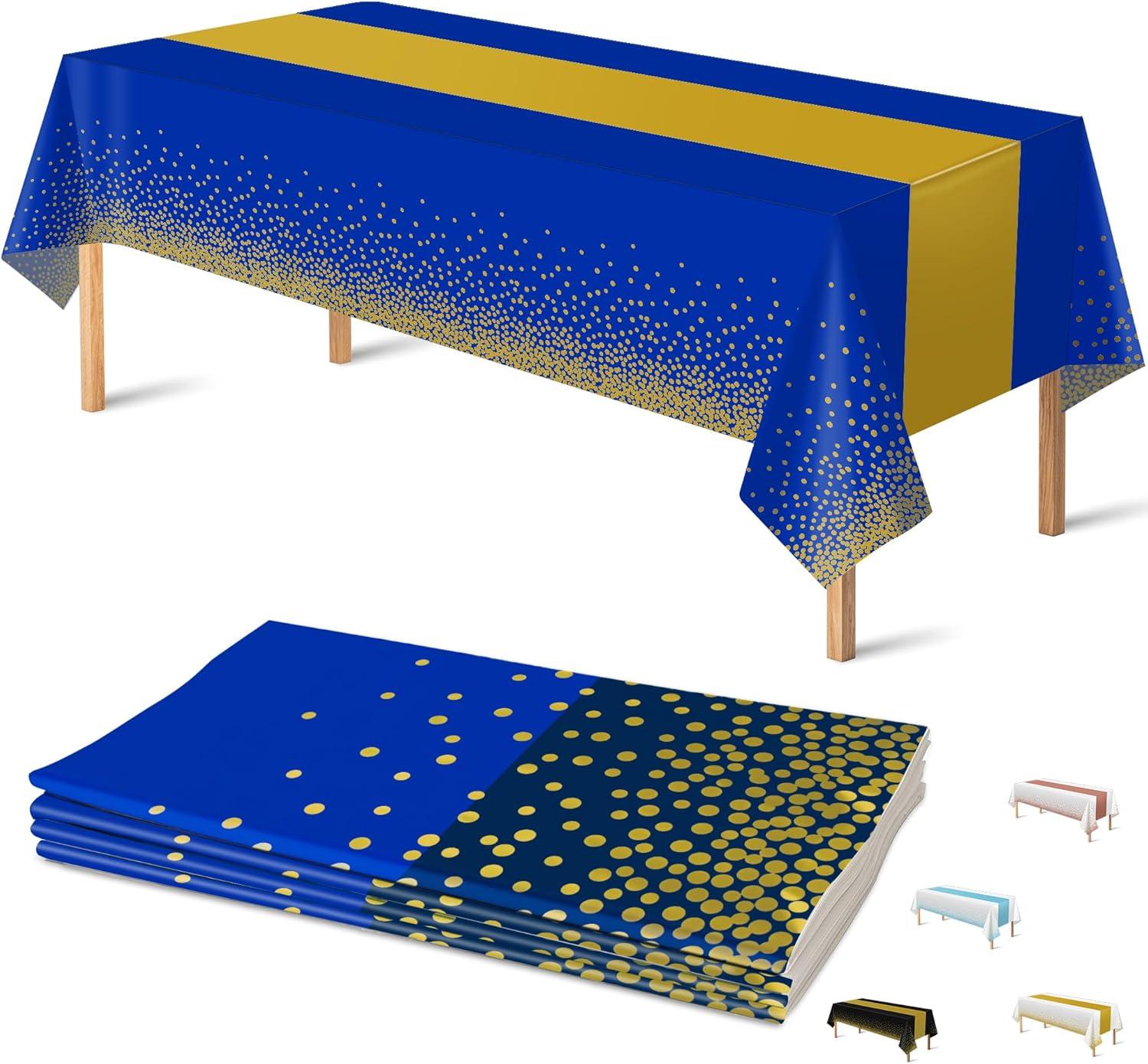 image:imageSuper Game Bowl Party Decorations 2026 Green Tablecloth for Football Party Decorations Favors Supplies Game Day Table Cloth Backdrop Banner Indoor Outdoor Football Birthday Table Cover for HomeBlue and Gold