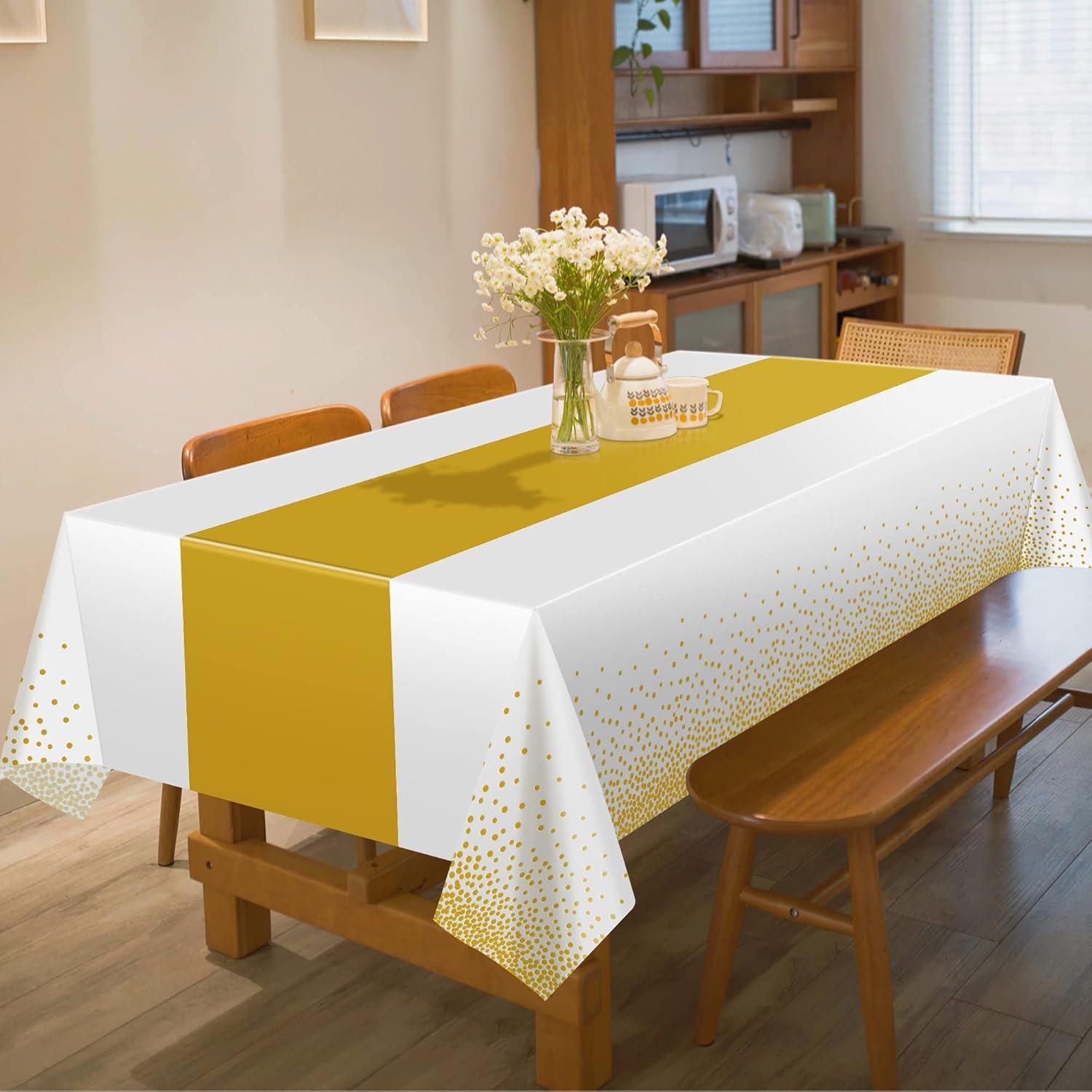 image:imageSuper Game Bowl Party Decorations 2026 Green Tablecloth for Football Party Decorations Favors Supplies Game Day Table Cloth Backdrop Banner Indoor Outdoor Football Birthday Table Cover for Home8pcs White and Gold