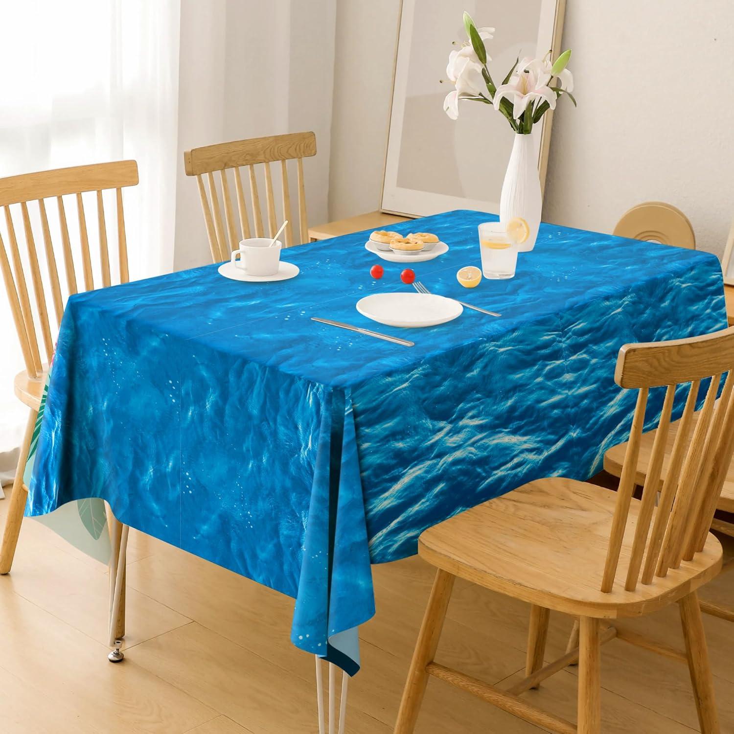 image:imageSuper Game Bowl Party Decorations 2026 Green Tablecloth for Football Party Decorations Favors Supplies Game Day Table Cloth Backdrop Banner Indoor Outdoor Football Birthday Table Cover for HomeBlue and White