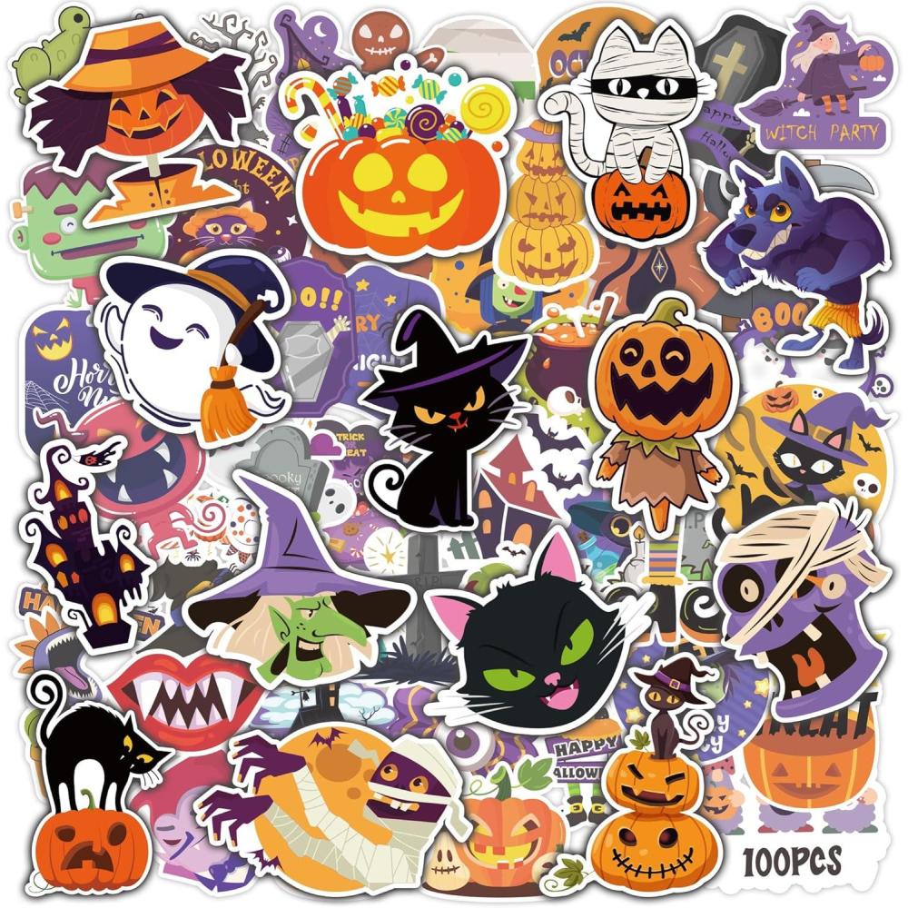 image:image100 PCS Soccer Stickers for Kids Water BottleLaptop Sports Football Stickers for Toddlers Activities Birthday Party Toys Games Crafts Gifts for KidsFootball Soccer Party Supplies Favors for TeensHalloween