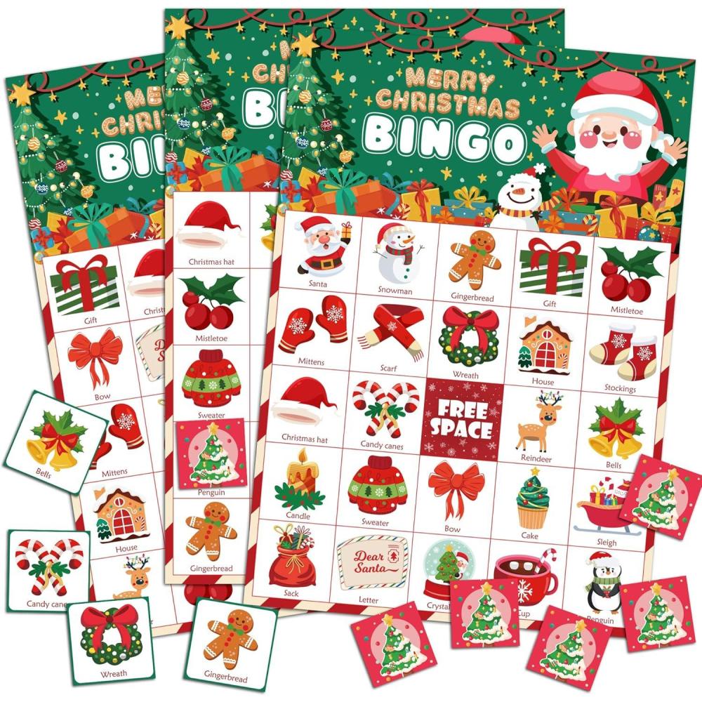 image:imageOHOME Easter Bingo Games for Kids Basket Stuffers Easter Crafts Toys for Boys Girls Adults TeensClassroom Activities Gifts Party Favors Easter Basket Essentials 24 PlayersChristmas