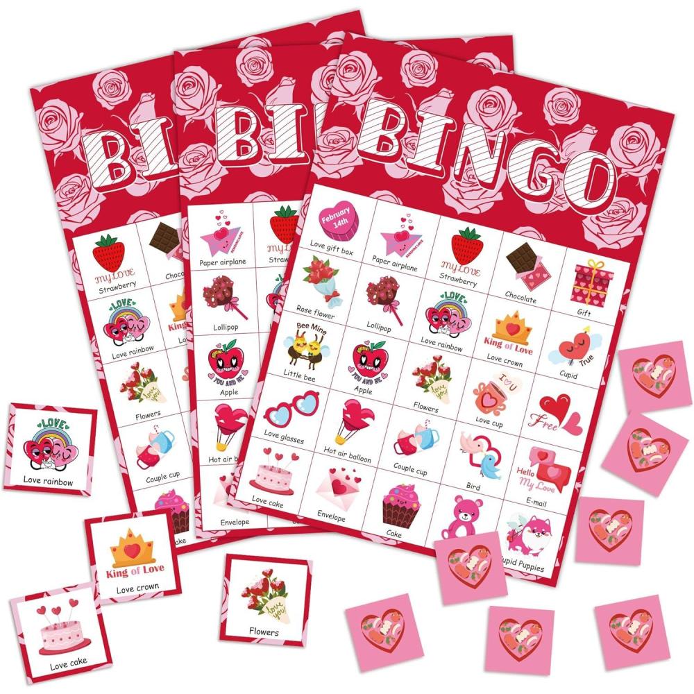 image:imageOHOME Easter Bingo Games for Kids Basket Stuffers Easter Crafts Toys for Boys Girls Adults TeensClassroom Activities Gifts Party Favors Easter Basket Essentials 24 PlayersValentines Day