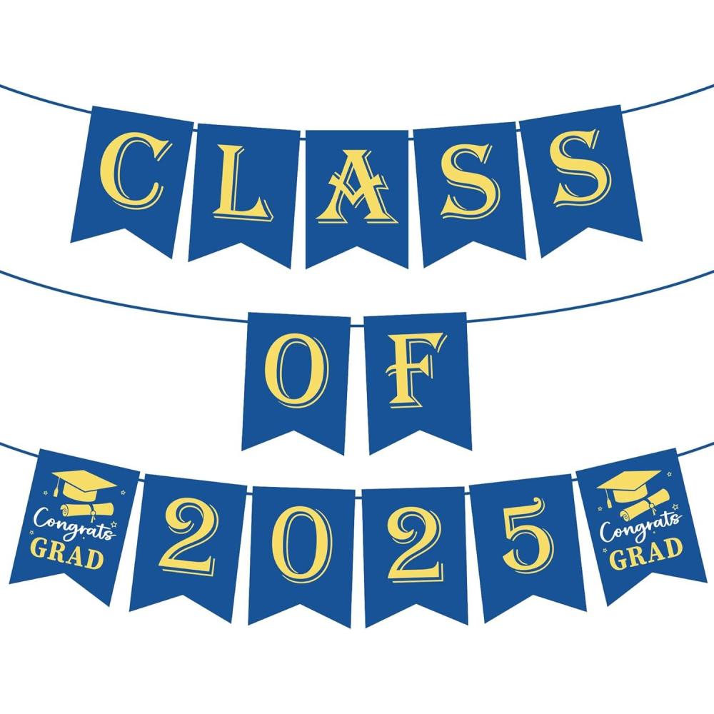 image:imageOHOME Football Party Decorations Football Banner for Super Games Bowl Hanging Party Favors Supplies for Indoor Home Football Accessories Decor Backdrop for Birthday PartyBlue