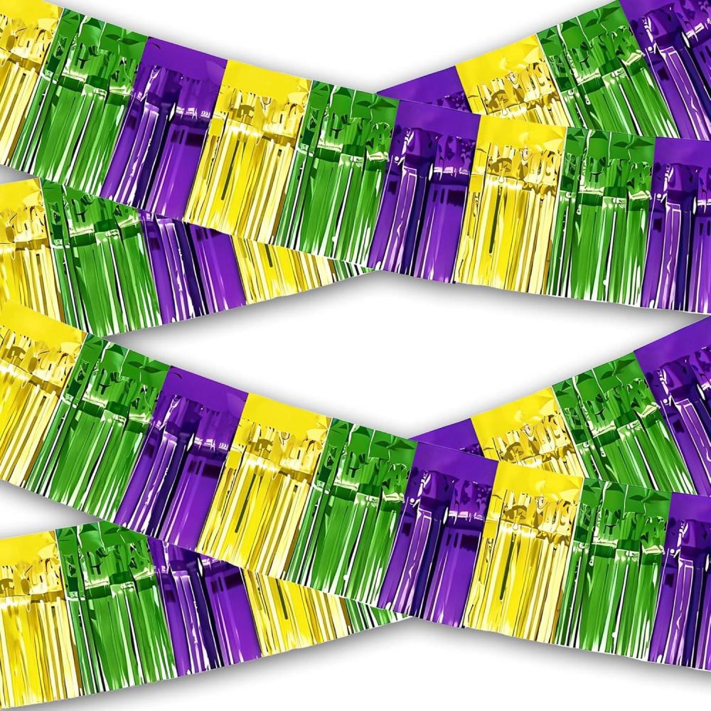 image:imageOHOME Football Party Decorations for Super Game Bowl 20262 Pack Green Brown Streamers Banner Football Party Favors Supplies Decor Indoor Outdoor  Game Day Birthday Backdrop for Wall Home10 FTPurple Green Gold