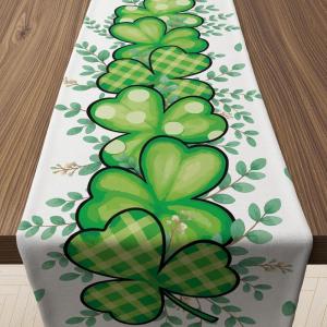 OHOME Football Party Decorations for Super Game Bowl 2026 – Football Table Runner | Football Party Supplies Favors Decorations Indoor Outdoor – Game Day Birthday Banner Backdrop for Home(St Patricks day)