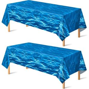 Super Game Bowl Party Decorations 2026 – Green Tablecloth for Football Party Decorations Favors Supplies | Game Day Table Cloth Backdrop Banner Indoor Outdoor -Football Birthday Table Cover for Home(Blue and White)