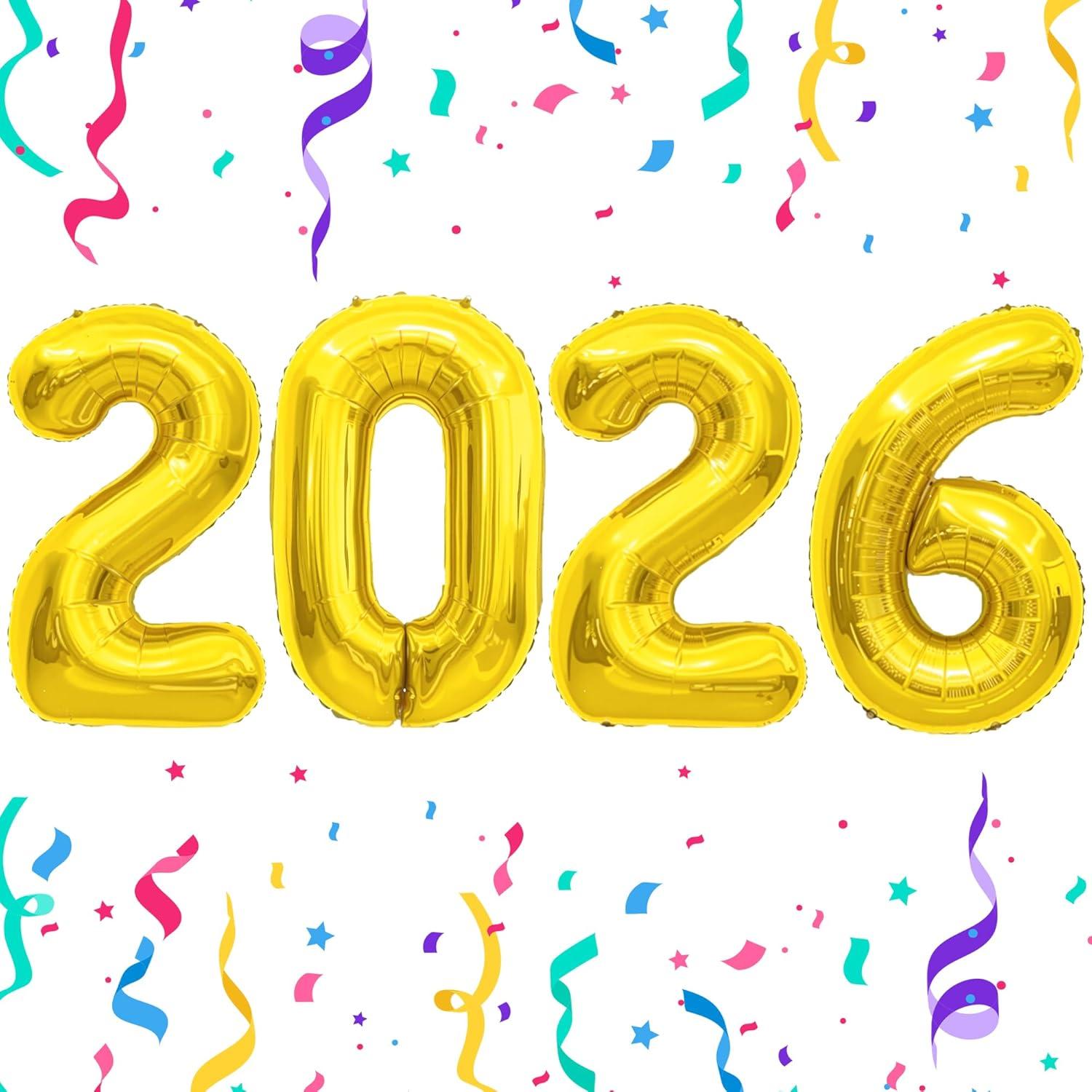 image:imageGraduation Decorations 20262026 Numbers Gold Balloon 40 Inch Graduation Party Supplies Favors Decor Festival Balloon Backdrop Banner Sign Chinese New Years Decorations 2026