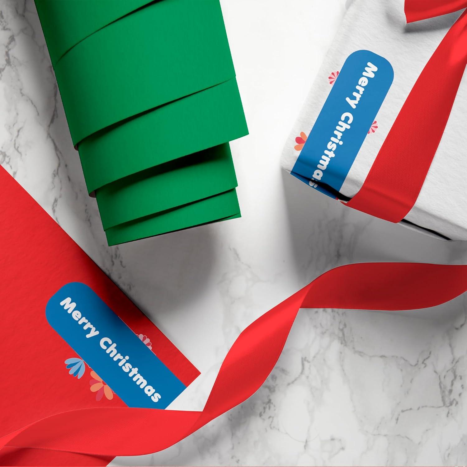 image:imageOHOME Christmas Tissue Paper 100 Sheets 20x14 Red Green White Wrapping Paper Christmas Decorations Decor for Gift Bags Boxes Xmas Navidad Holiday Party Favors Supplies