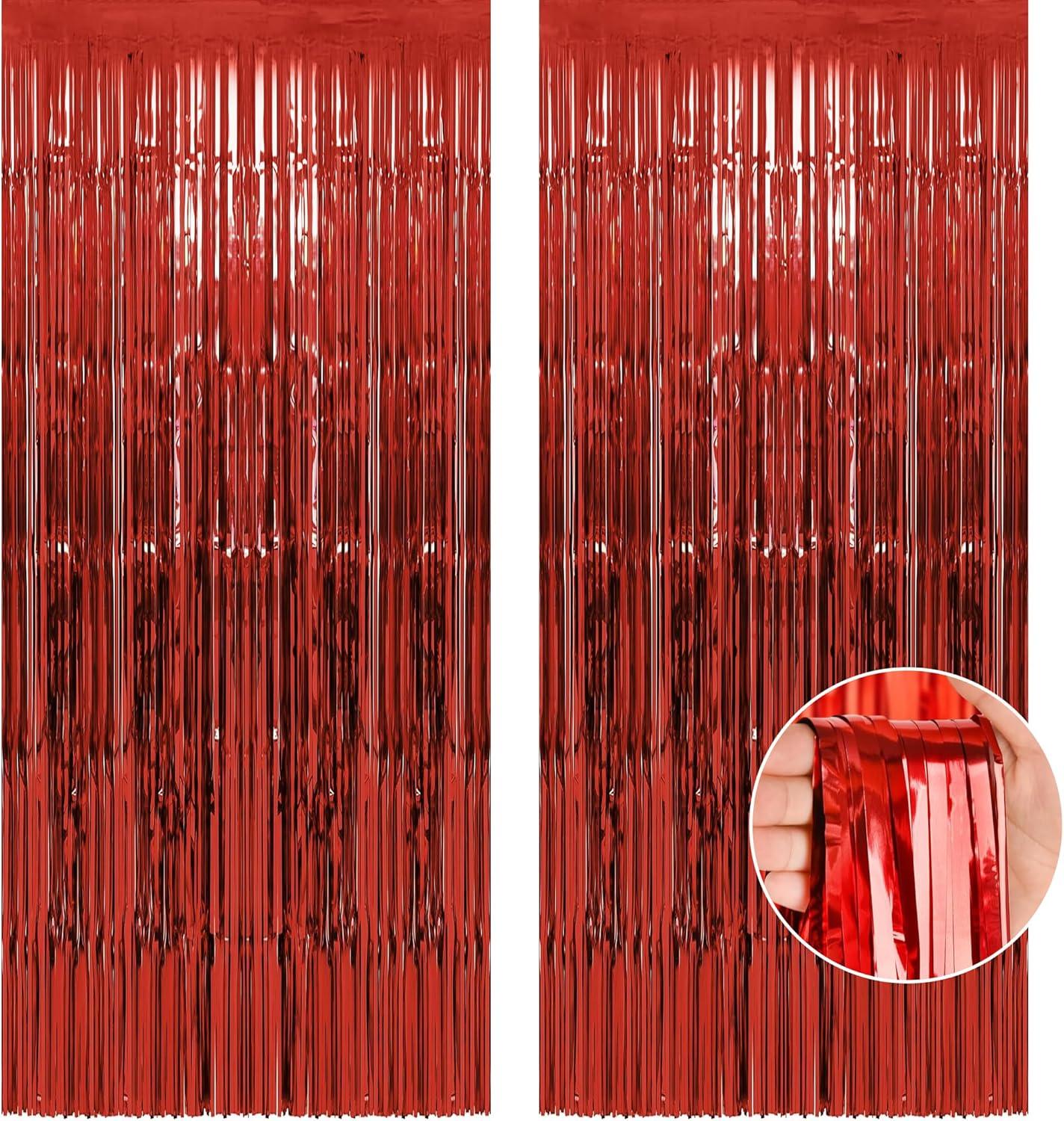 image:imageOHOME Halloween Decorations Halloween Party Decorations Trick or Treat Backdrop Banner for Wall Door Halloween Birthday Party Favors Supplies Indoor OutdoorRed