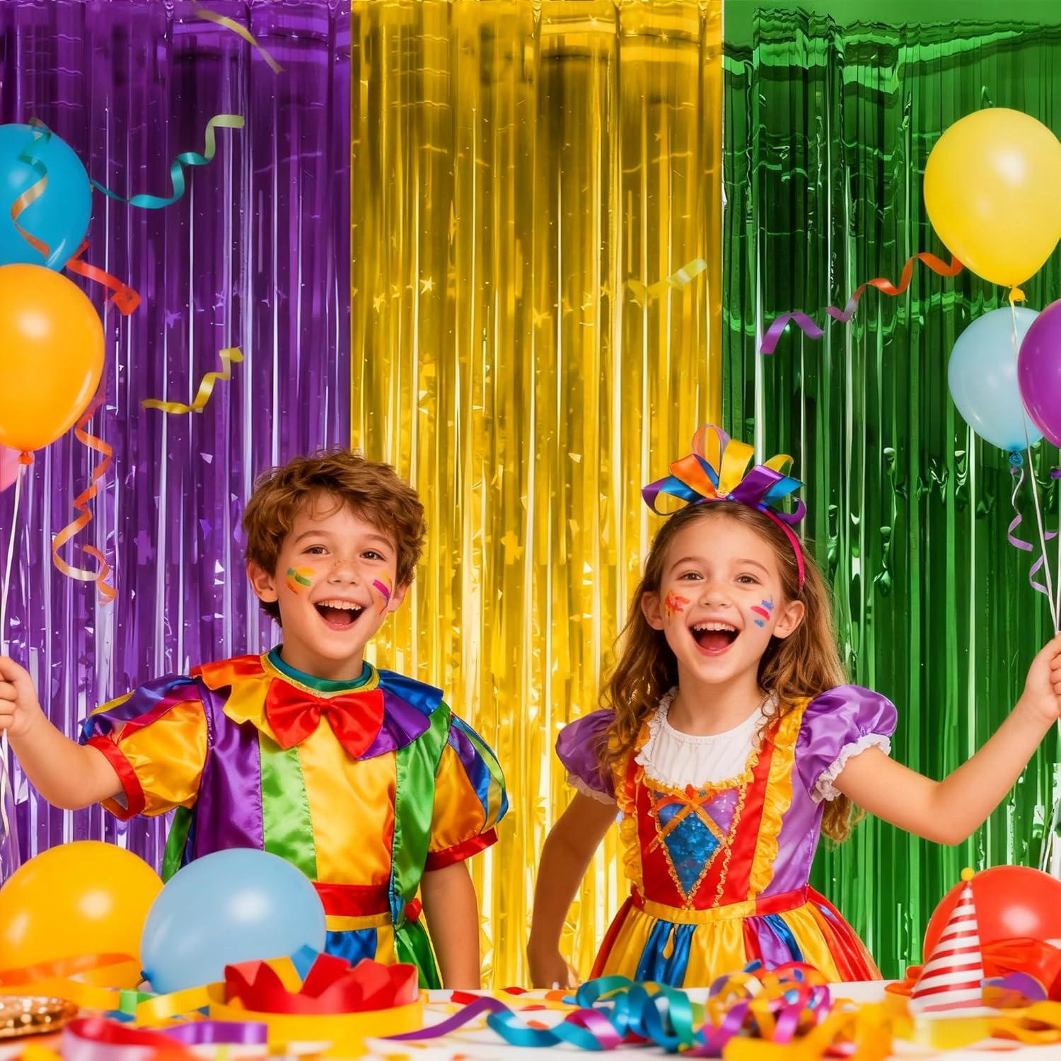 image:imageOHOME Halloween Decorations Halloween Party Decorations Trick or Treat Backdrop Banner for Wall Door Halloween Birthday Party Favors Supplies Indoor OutdoorGreen Yellow Purple