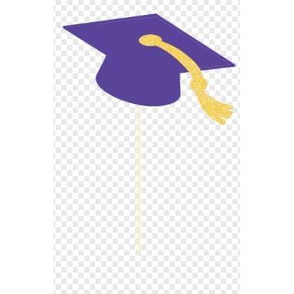 image:imageGraduation Decorations 2026  Cupcake Toppers BluePurple