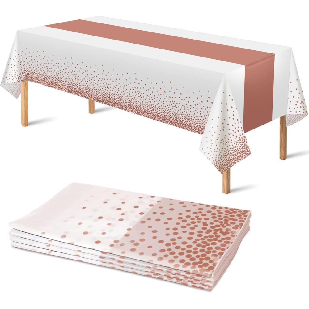 image:imageOHOME Christmas Giant Coloring PosterTablecloth 4 Pack Disposable Plastic Table Cloths