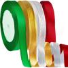 image:image4 Rolls Christmas Ribbons for Gift Wrapping  Xmas Ribbons for Gift Bags  Xmas Gifts for Women Men Mom  Christmas Wrapping Paper  Christmas DecorationsStocking Stuffers for Adults100 Yards