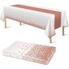 image:imageOHOME Christmas Giant Coloring PosterTablecloth 4 Pack Disposable Plastic Table Cloths