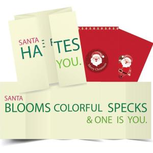 Christmas Cards with Envelopes – White Elephant Gifts for Adults – Stocking Stuffers for Women Men Teens | Christmas Gifts for Husband Boyfriend – Funny Xmas Party Favors Decorations(Christmas)