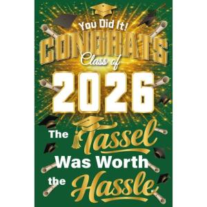 Graduation Decorations 2026 (Green)(Green)