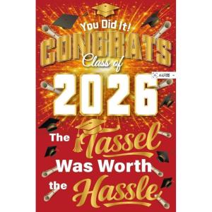 Graduation Decorations 2026 (Green)(Red)