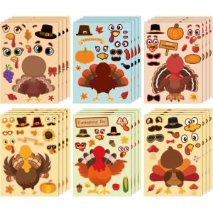OHOME Thanksgiving Bingo with Thanksgiving Stickers