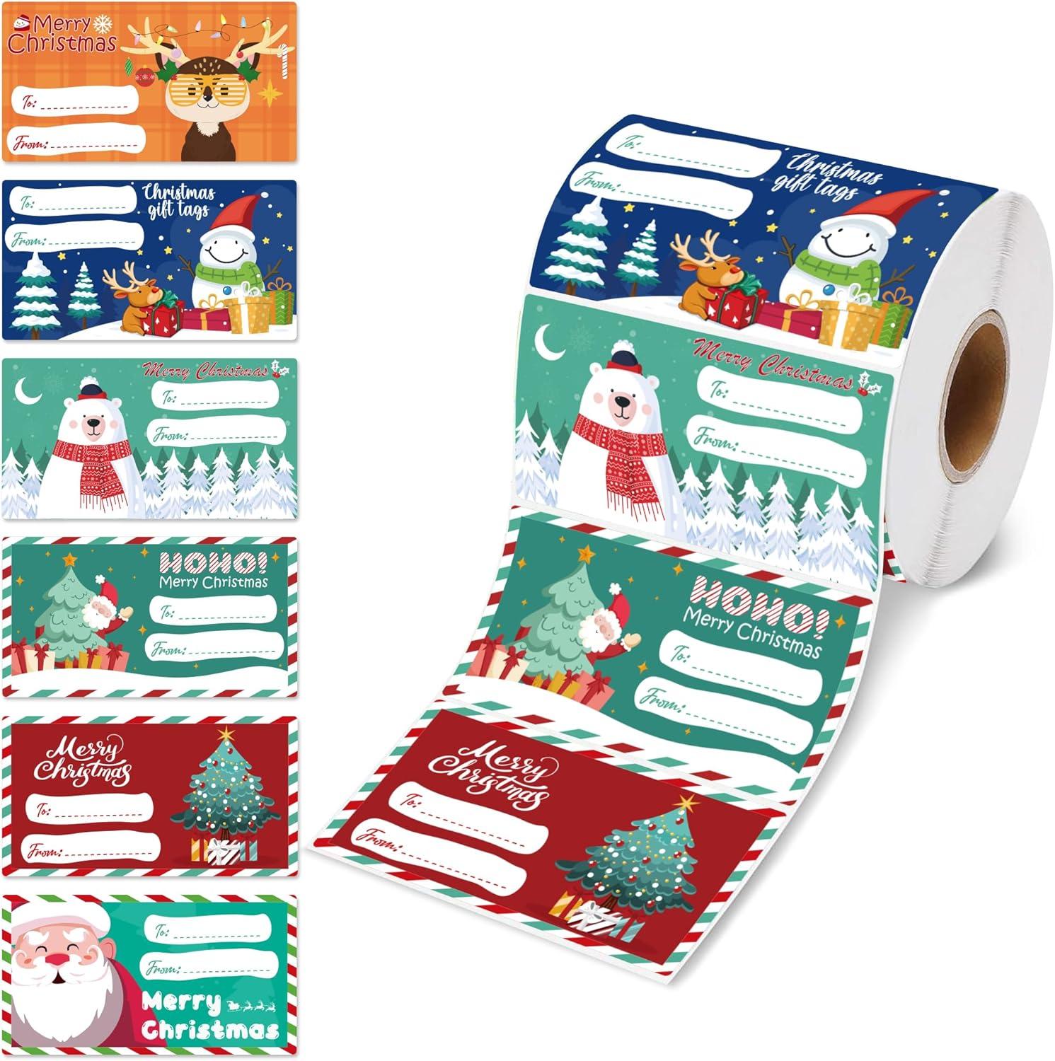 image:image500 PCS Christmas Gift Tags with Christmas Bingo