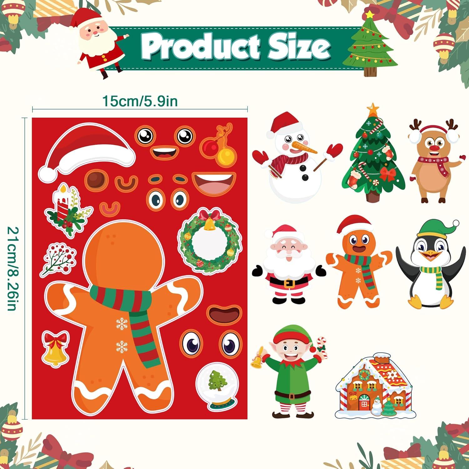 image:image500 PCS Christmas Gift Tags with Christmas Stickers