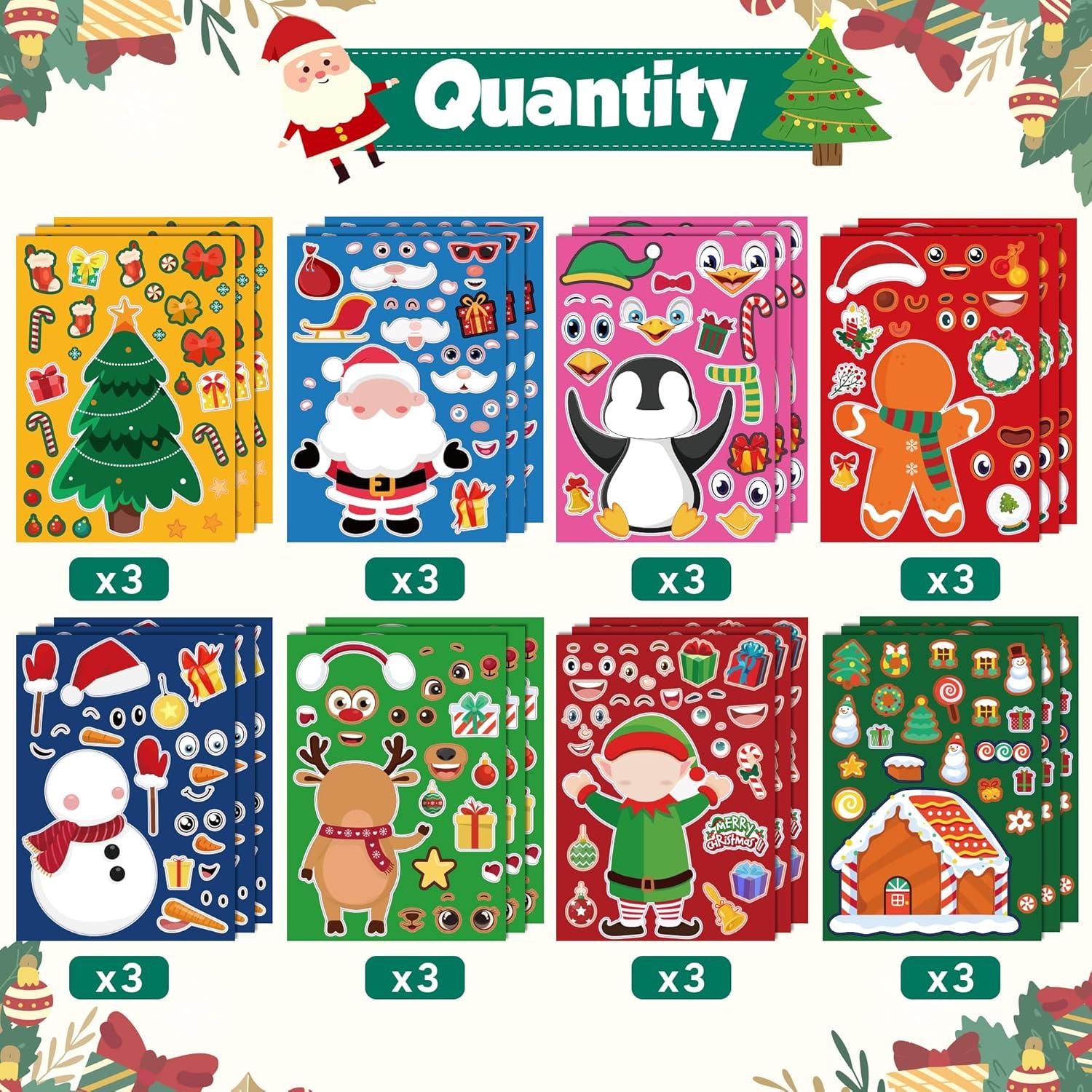 image:image500 PCS Christmas Gift Tags with Christmas Stickers