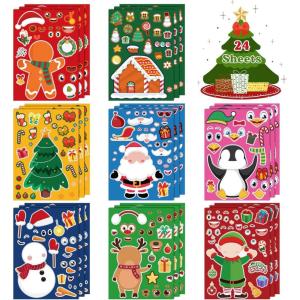 500 PCS Christmas Gift Tags with Christmas Stickers