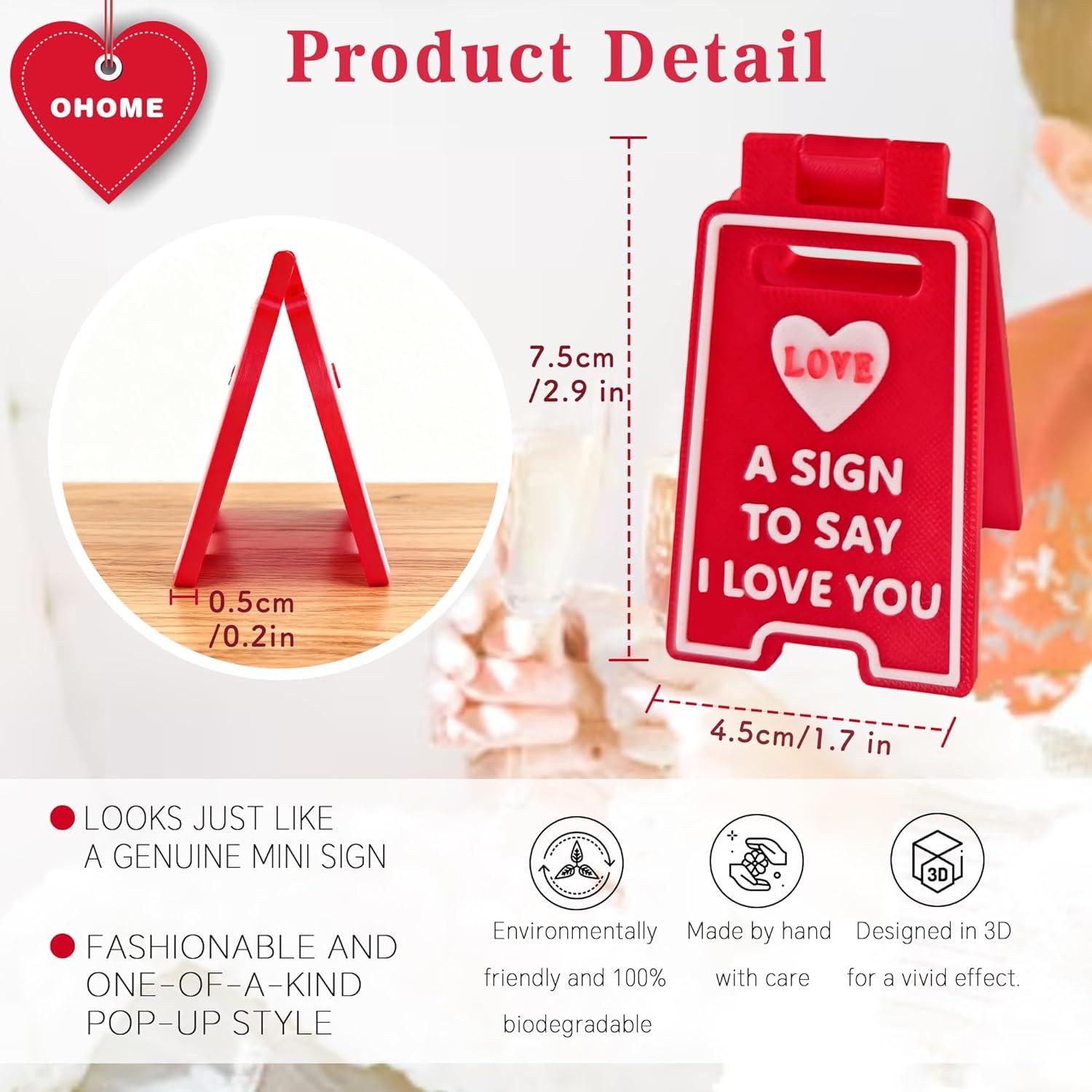 image:imageValentines Day Decorations Mini Love Sign Valentines Day Gifts for Her Him Boyfriend Girlfriend Valentines Day Decor Party Favors Supplies Valentine Anniversary Birthday Gifts for Women Men Wife