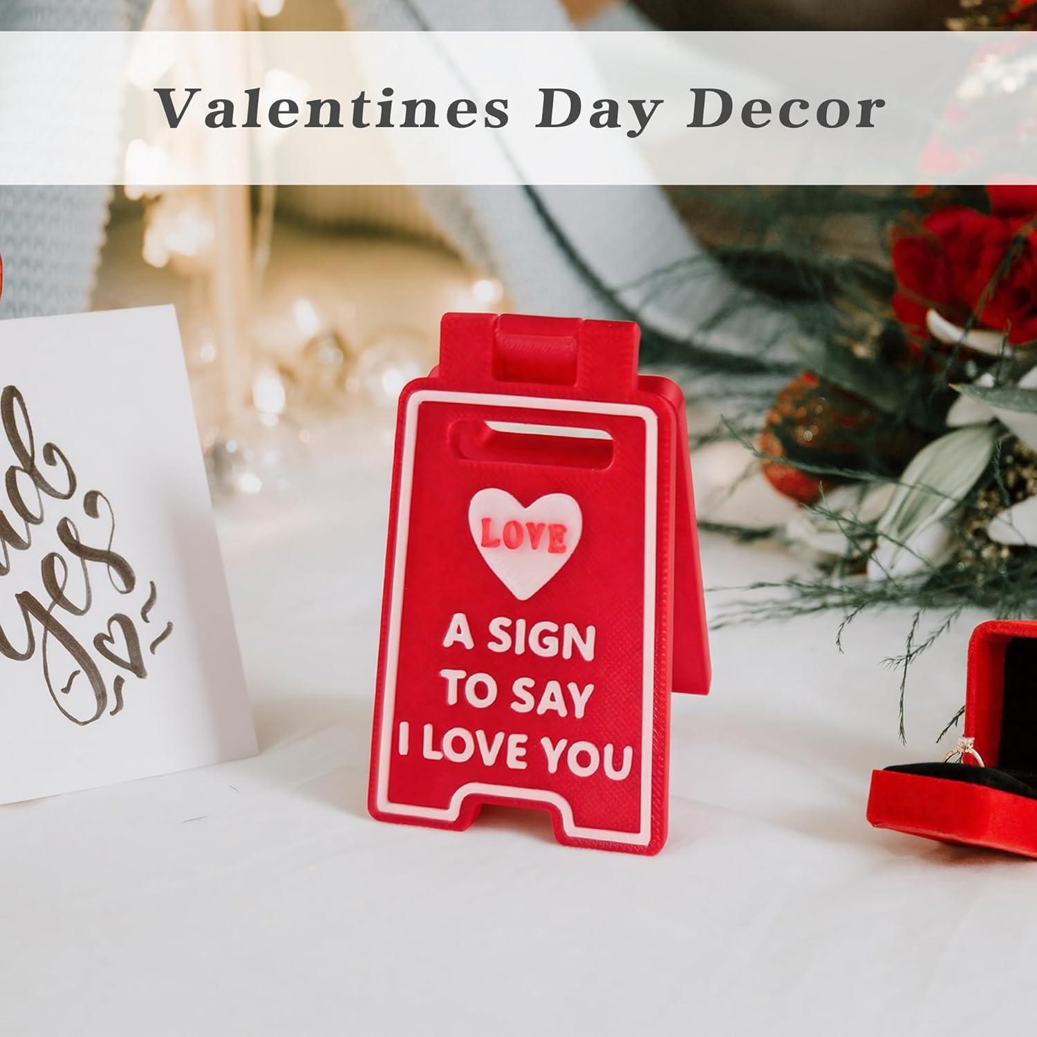 image:imageValentines Day Decorations Mini Love Sign Valentines Day Gifts for Her Him Boyfriend Girlfriend Valentines Day Decor Party Favors Supplies Valentine Anniversary Birthday Gifts for Women Men Wife