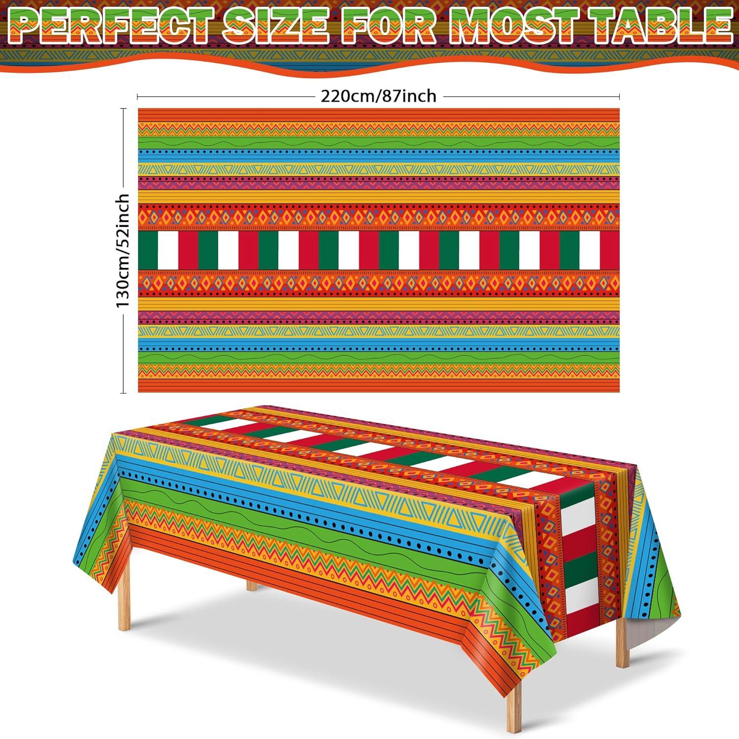 image:imageLuau Party Decorations Plastic Tablecloth for Tropical Party Decorations Hawaiian Themed Palm Leaves Summer Beach Favors Supplies2 PackMexican
