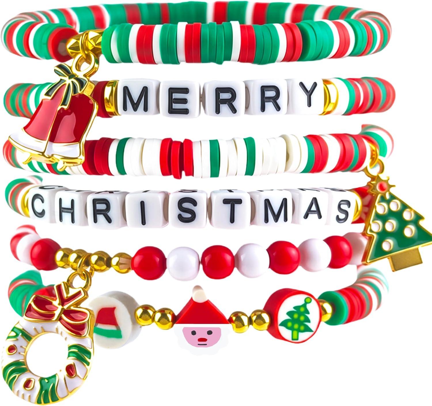 image:imageOHOME 4th of July Outfits for Women 6 Pack Patriotic Bracelets Fourth of July Decorations Accessories shirts for Memorial Day Decorations 250 America Anniversary USA Celebration Jewelry for WomenChristmas