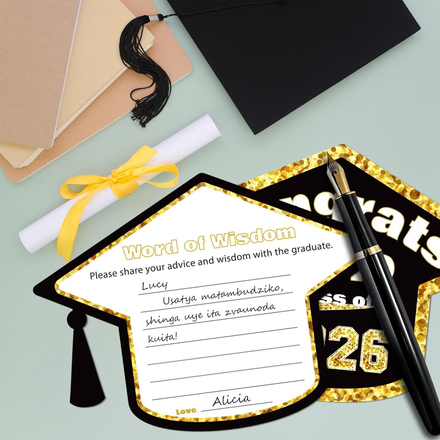 image:imageOHOME Graduation Decorations 202640 Pack Graduation Cards Graduation Party Decorations Graduation Decorations Class of 2026 Congrats Grad Card for Class of 2026 Decorations Party Suppliesgraduation