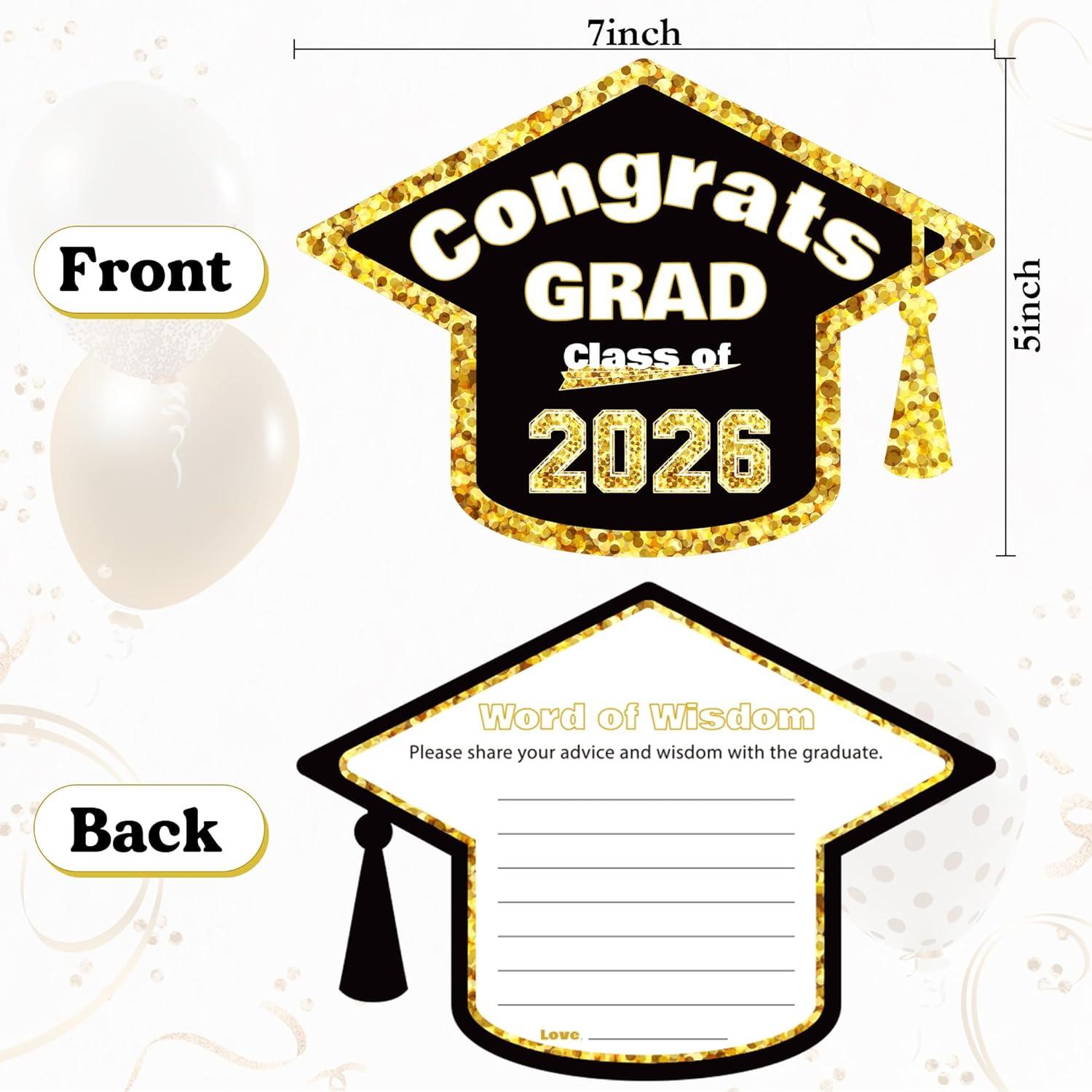 image:imageOHOME Graduation Decorations 202640 Pack Graduation Cards Graduation Party Decorations Graduation Decorations Class of 2026 Congrats Grad Card for Class of 2026 Decorations Party Suppliesgraduation