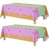 image:imageLuau Party Decorations  Plastic Tablecloth for Tropical Party Decorations  Hawaiian Themed Palm Leaves Summer Beach Favors Supplies2 PackIce Cream