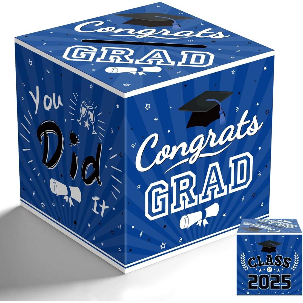 image:imageOHOME Graduation Tablecloth with Graduation Card Box