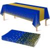 image:imageOHOME Graduation Tablecloth with Blue and Gold Tablecloth