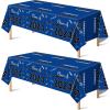 image:imageOHOME White and Gold Tablecloth and Graduation Tablecloth