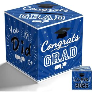 OHOME Graduation Tablecloth with Graduation Card Box