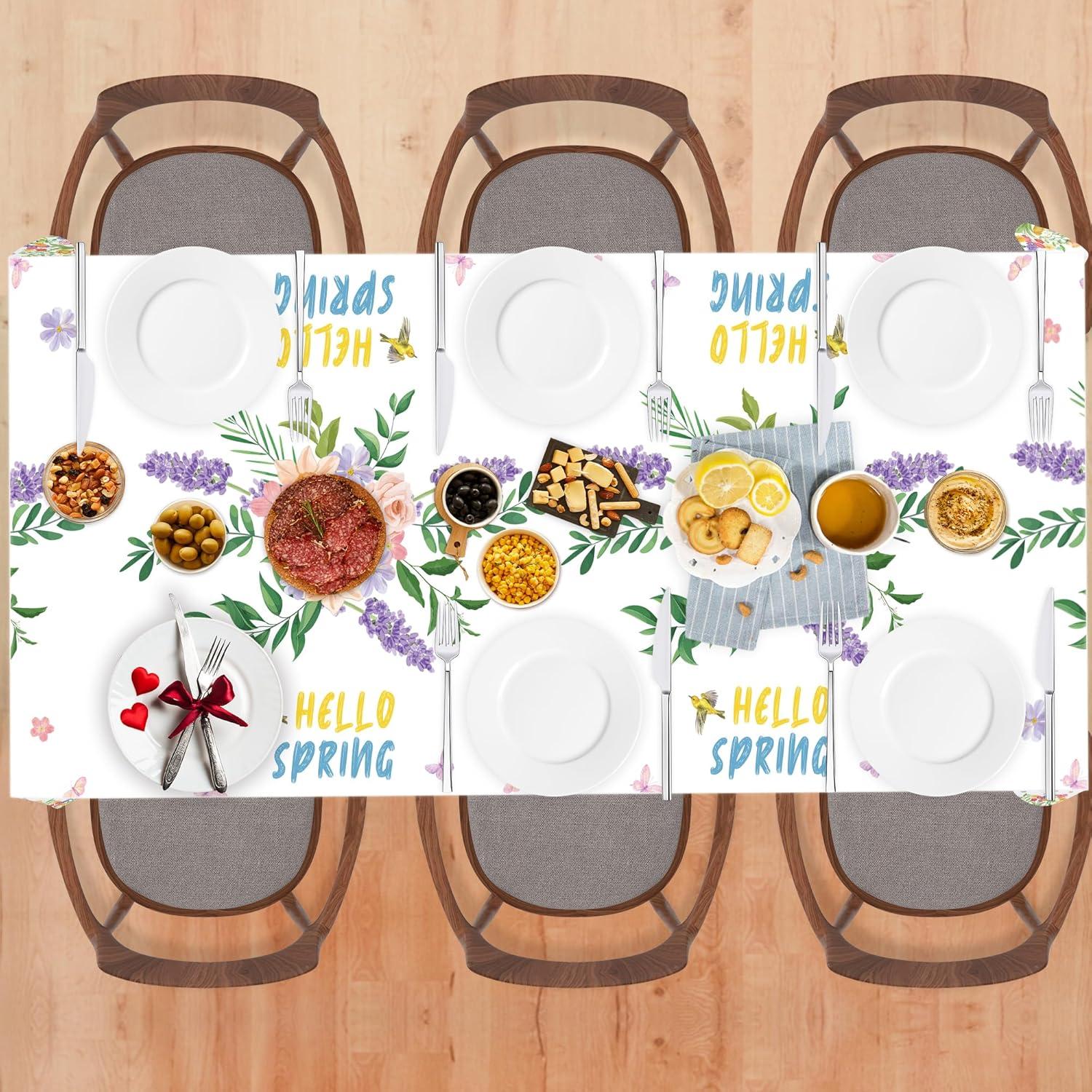image:imageCinco De Mayo Decorations Fiesta Mexican Party Tablecloth Cinco De Mayo Table Decorations for Taco Party Mexican Theme Birthday Fiesta Party Favors Accessories for Home Dining Kitchen2 PackRed and Purple