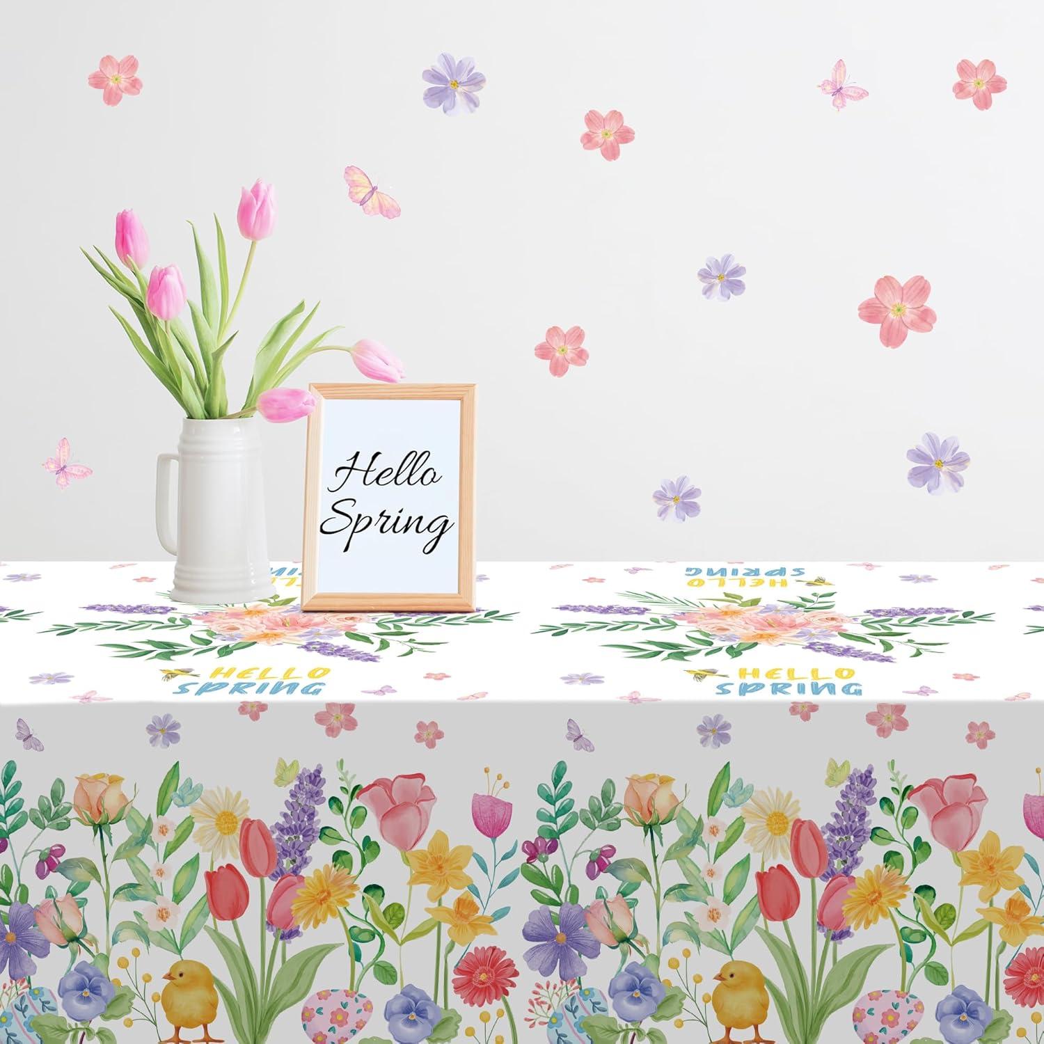 image:imageCinco De Mayo Decorations Fiesta Mexican Party Tablecloth Cinco De Mayo Table Decorations for Taco Party Mexican Theme Birthday Fiesta Party Favors Accessories for Home Dining Kitchen2 PackRed and Purple