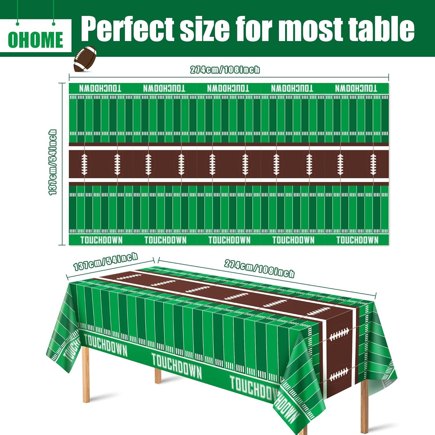 image:imageCinco De Mayo Decorations Fiesta Mexican Party Tablecloth Cinco De Mayo Table Decorations for Taco Party Mexican Theme Birthday Fiesta Party Favors Accessories for Home Dining Kitchen2 PackWhite and Green